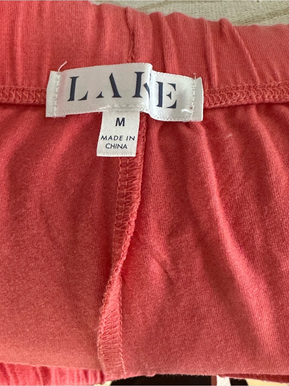Lakes Luxury brand ..Women’s Coral Stripe Tank & Solid Lounge Pant Set - Picture 3 of 5